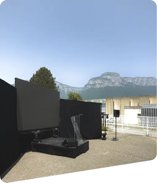 Éclairage scène concert en Bourgogne par Gauthier Spectacle.